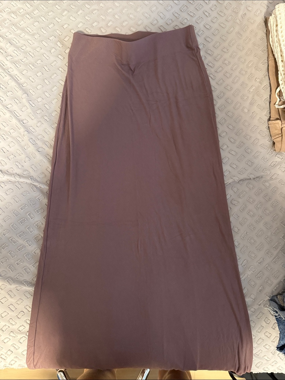 Dynamite Dusty Mauve Maxi Skirt